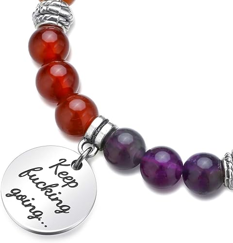 Miniatura 4 de Top Plaza Pulseras de cuentas de piedra de 7 chakras para yoga reiki cristales curativos pulsera de cuentas de piedras preciosas de piedras