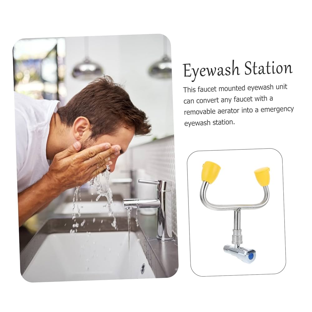 Eyewash Stations Faucet Mounted Eye Wash Station First AID Emergency