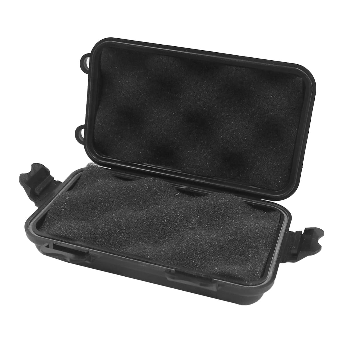 Huba Small Hard Case with Foam Insert, Shockproof & Airtight Dry Box, Compact Storage Container for Outdoor Camping, Hiking and Travel (S)