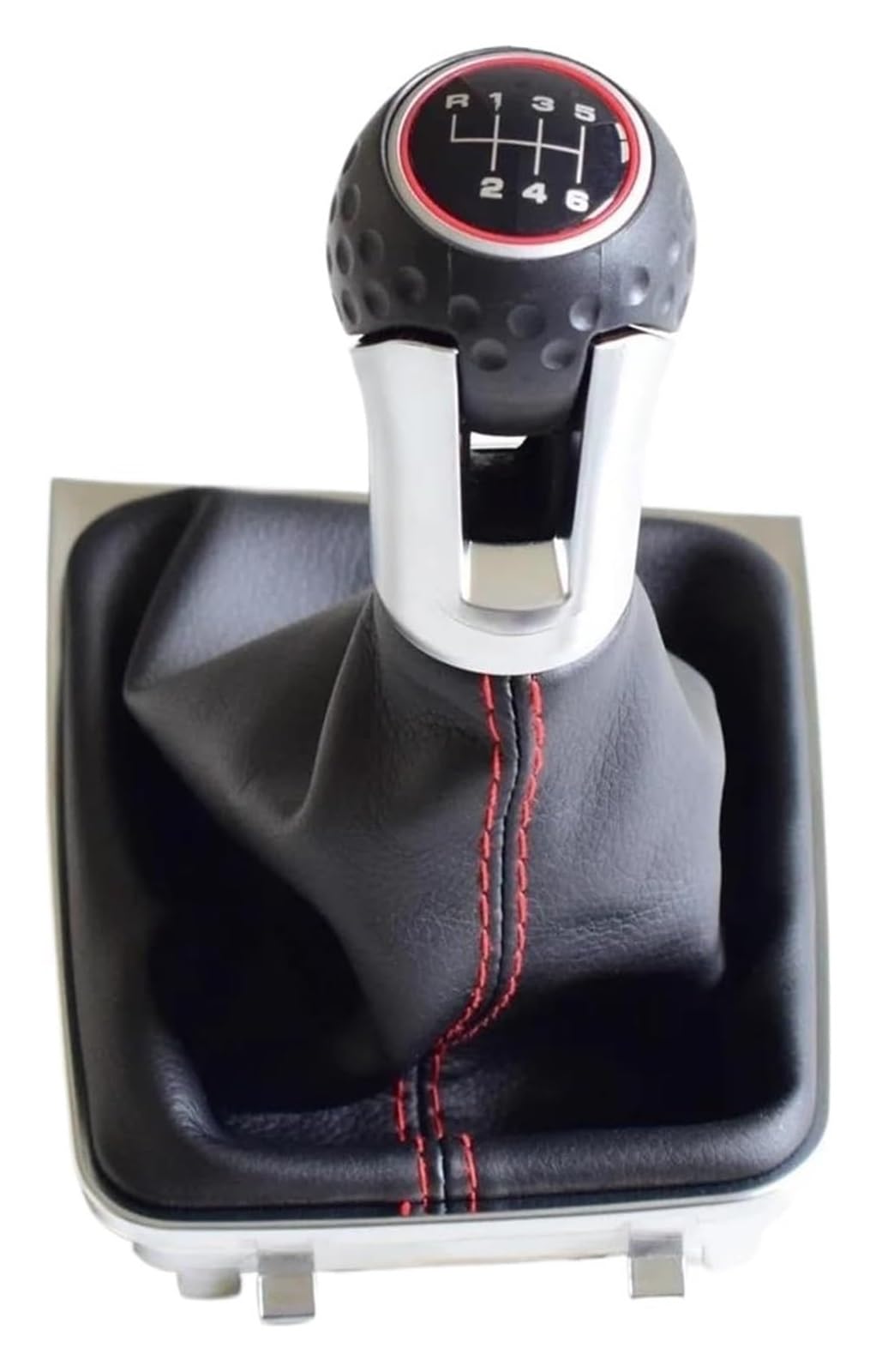 FNCVTM Car Gear Knob for VW for Golf 7 A7 MK7 GTI GTD 2013-2018 Car 5 6 Speed Gear Stick Level Shift Knob with Leather Boot LHD