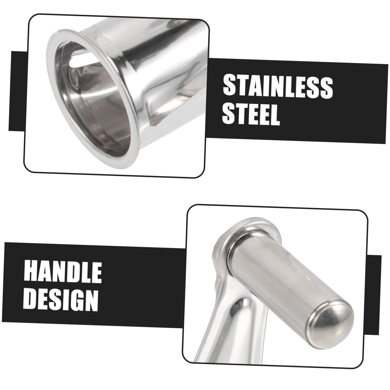 Ciieeo Domestic Cheese Grater Cheese Shredder Stainless Steel Easy to Assemble Clean