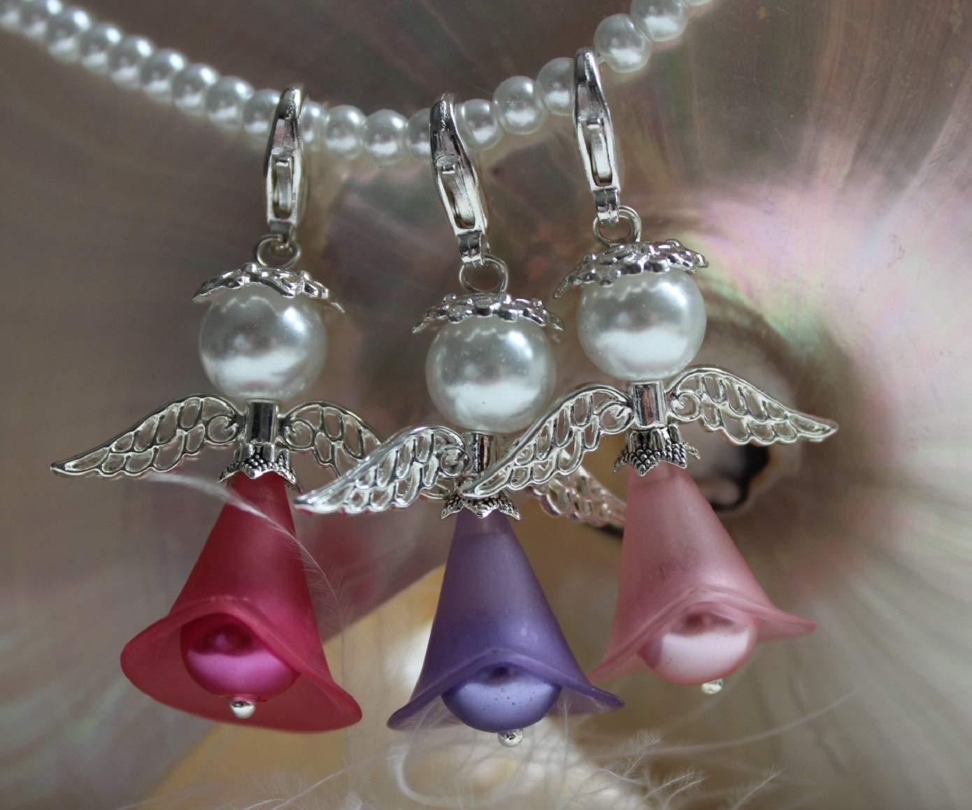 FIORI DI LENA Decoro Coppia Elfo Maschio E Femmina Dorati Con Sfere - Sweet Home Shabby Style