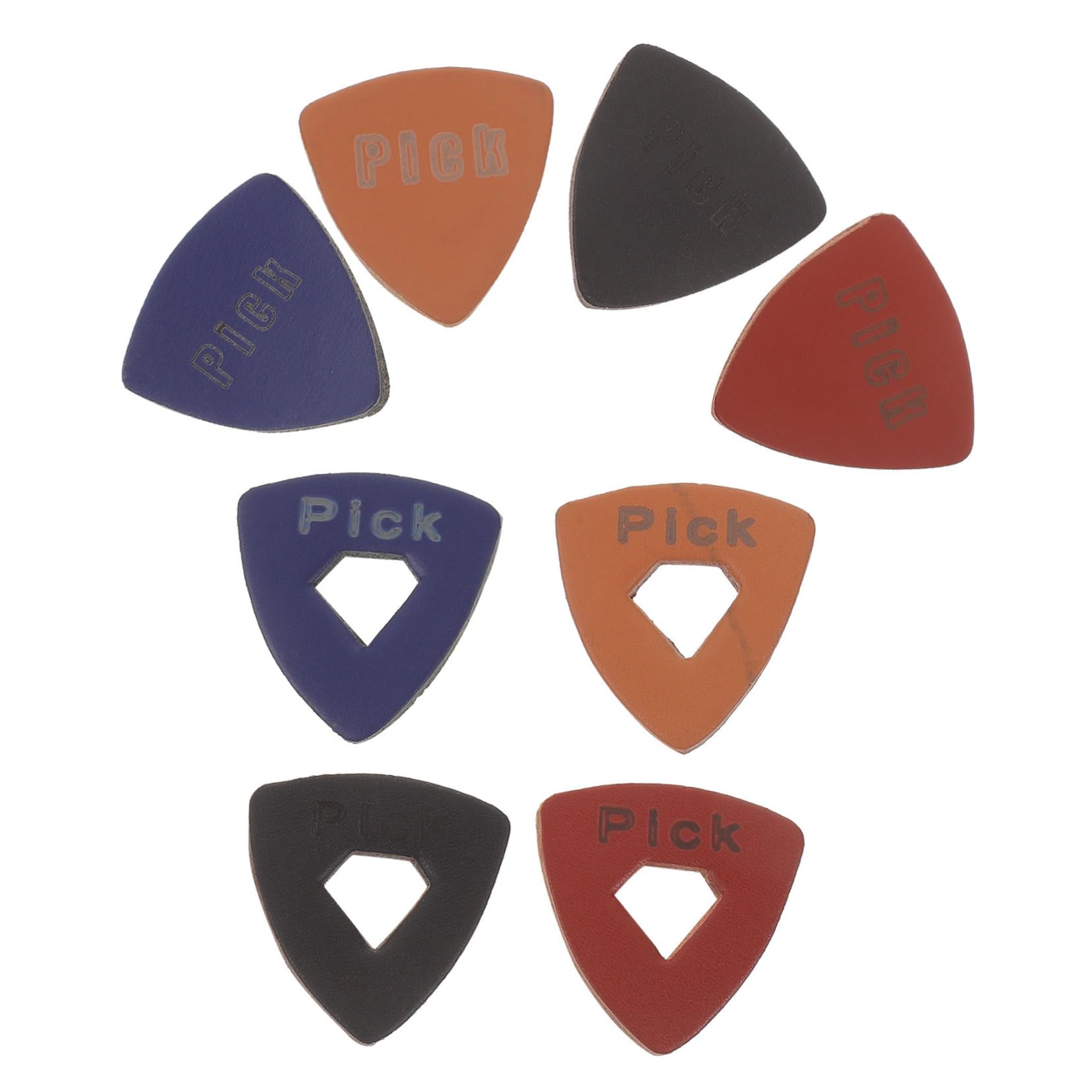 TOYANDONA 40piezas Puas De Guitarra De Reutilizables Accesorios Para Guitarra y Ukelele y Eléctrica Diseño De Colores Atractivos