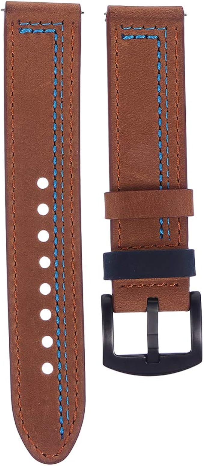 Watch Strap Genuine Leather Watchband Compatible with Huawei WATCH GT1