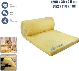 Arrowzoom New 1200 x 30 x 2.5 CM/472 x 11.8 x 1 Inches Acoustic Mineral Wool Insulation Board AZ1156 - coolthings.us