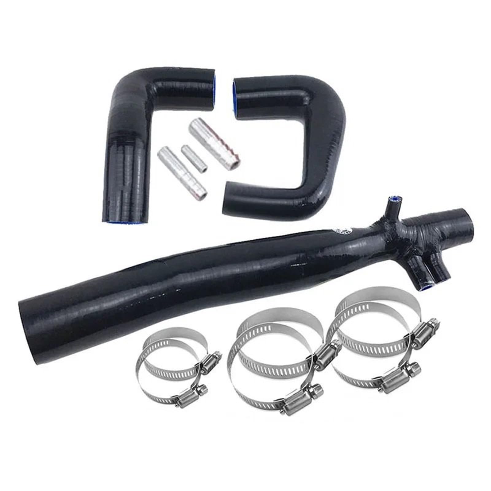 wąż do wody chłodzącej Wąż silikonowy do chłodnicy pasuje do dwóch modeli i rura turbo pasuje do SMART Roadster 2003-2006 (3 szt.)(K8-78-81 BLACK)