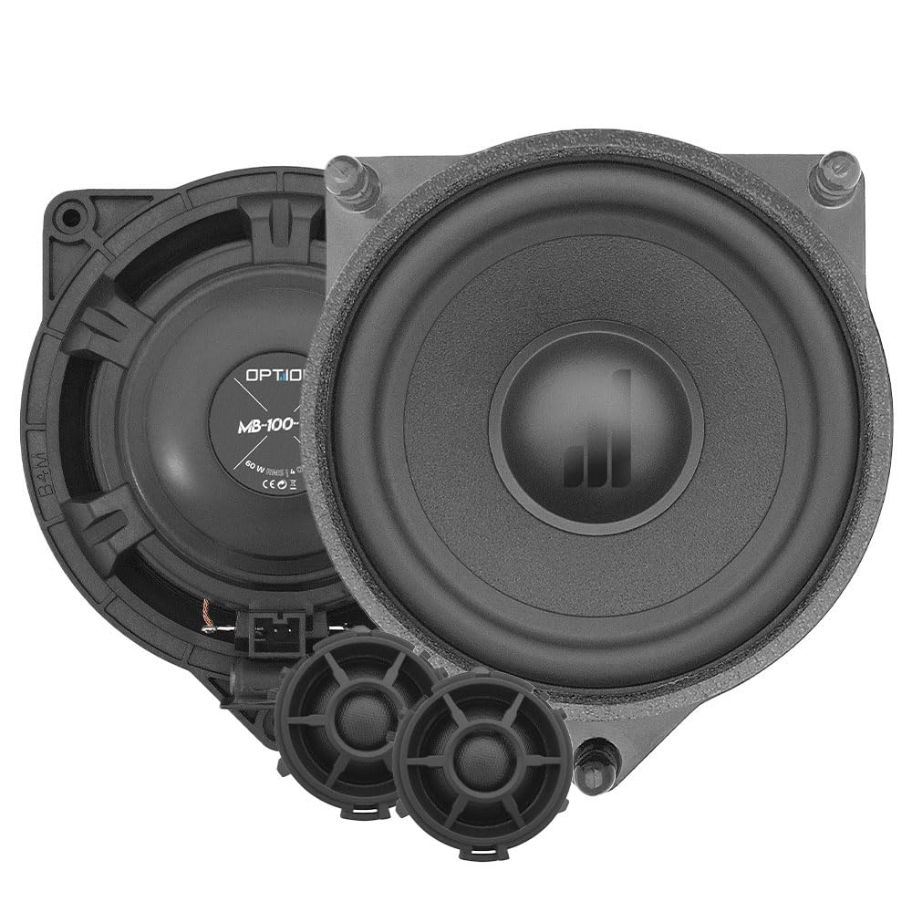 Option Haut-parleurs compatibles avec Mercedes Classe C W205, GLC X253/X253, Classe E W213, Classe S W222 - Système de haut-parleurs à 2 voies - Système avant Plug & Play