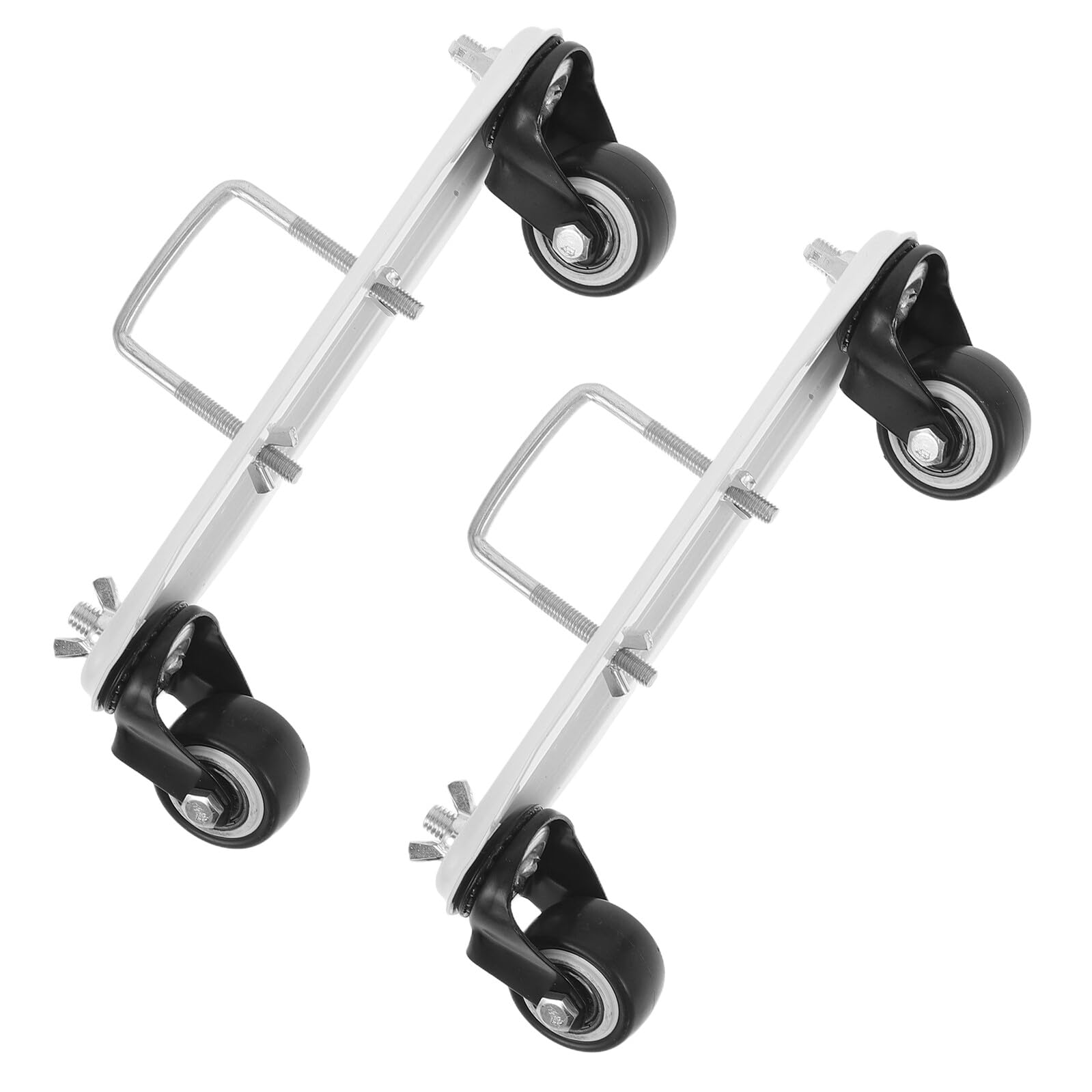 Soporte de Radiador con Ruedas Giratorias Direccionales, 1 Par
