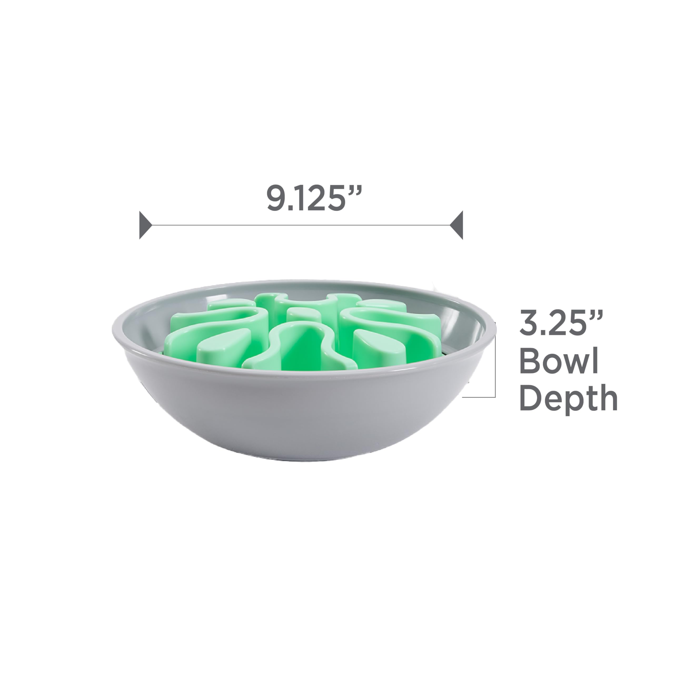 Outward Hound Fun Feeder Wobble Slo Bowl, Slow Feeder Dog Bowl, Wobble Bowl With Slow Feeder Insert, One-Size, Multicolor