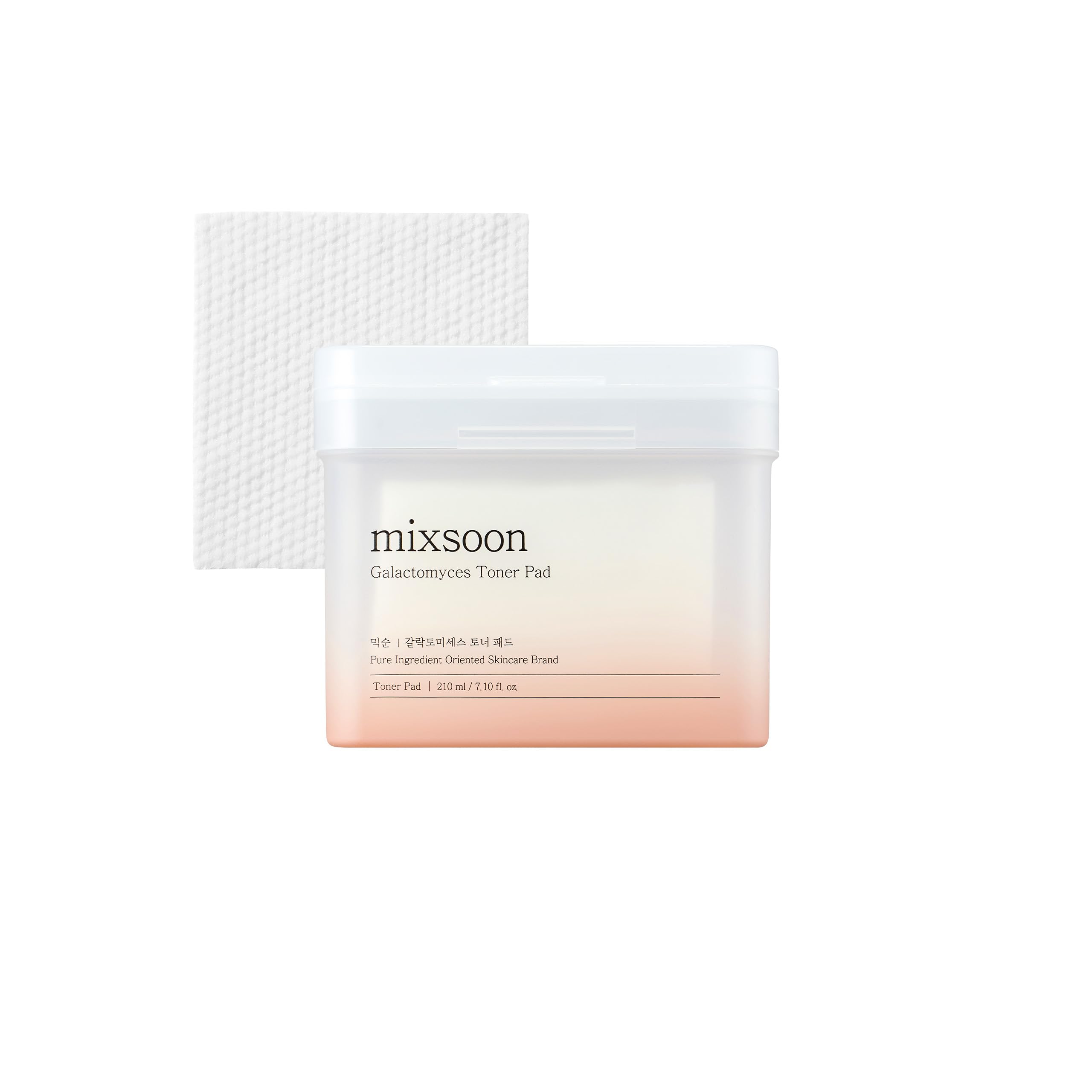mixsoon Galactomyces Toner Pad,Fermented Nutrition, Galactomyces, Dual-Textured Pad (280ml/9.46fl.oz/(60 Sheets)