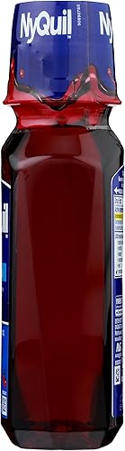 Miniatura 5 de Vicks NyQuil Alivio nocturno para la tos, 8 onzas líquidas, sabor a cereza, alivia el dolor de garganta, secreción nasal, tos (paquete de 3)