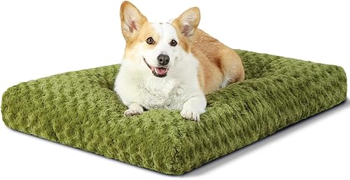 Miniatura 8 de KSIIA - Cama lavable tipo jaula para perro, cómoda almohadilla antideslizante para mascotas, para razas de perros grandes, jumbo, medianos y