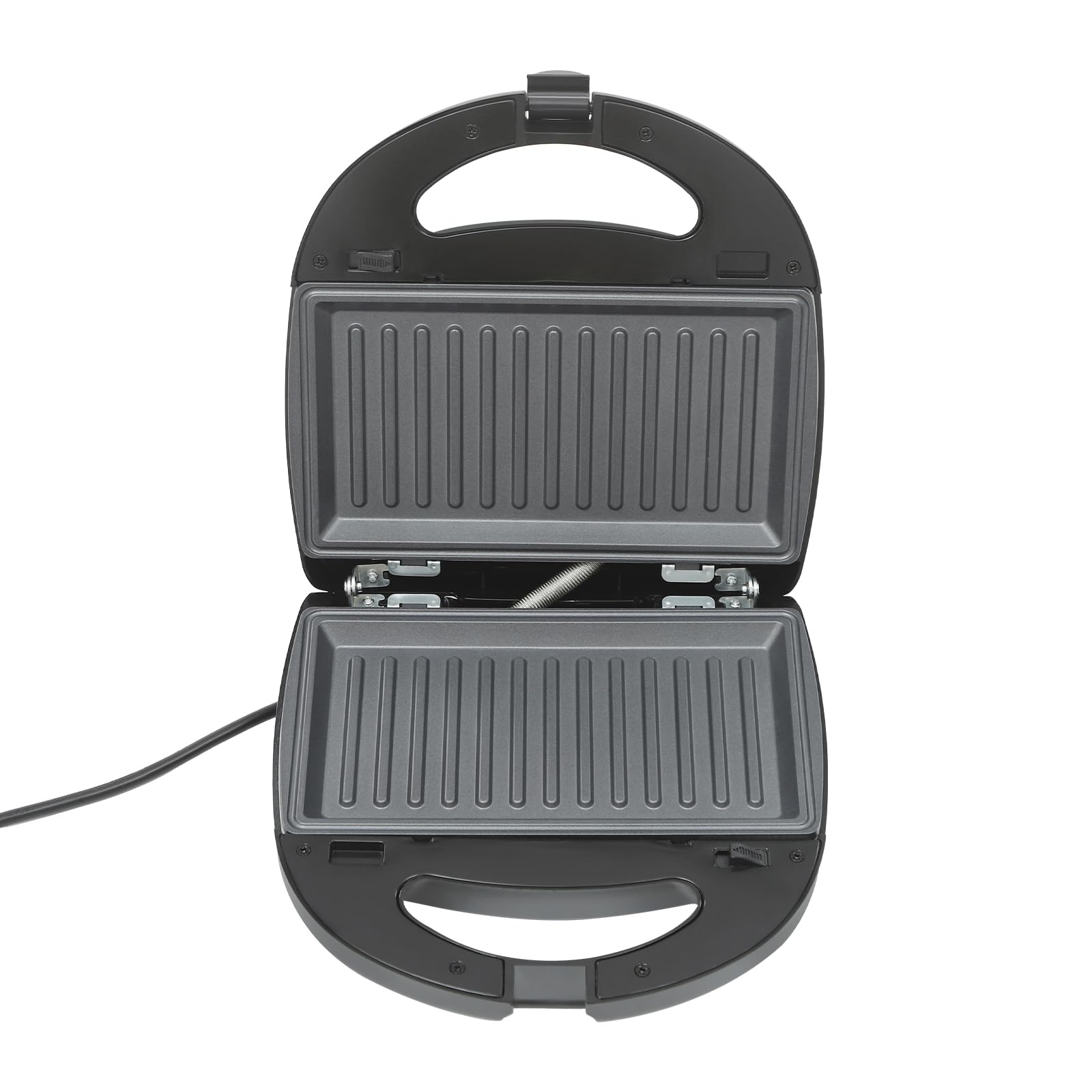 750 W wielofunkcyjny gofrownica – 6 w 1 z wymiennymi płytkami, dwustronne ogrzewanie, powłoka zapobiegająca przywieraniu, 22,5 x 22 x 10,5 cm, do użytku domowego i komercyjnego, sprawia, że 2 gofry