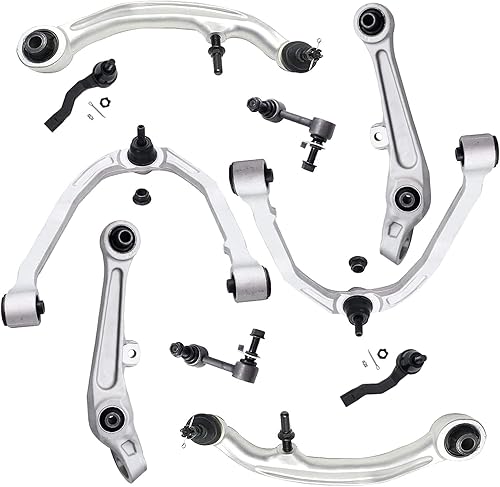 Detroit Axle - Kit de brazos de control de extremo delantero RWD para Infiniti G35 2003-2004, Nissan 350Z 2003-2009, brazos de control superiores,
