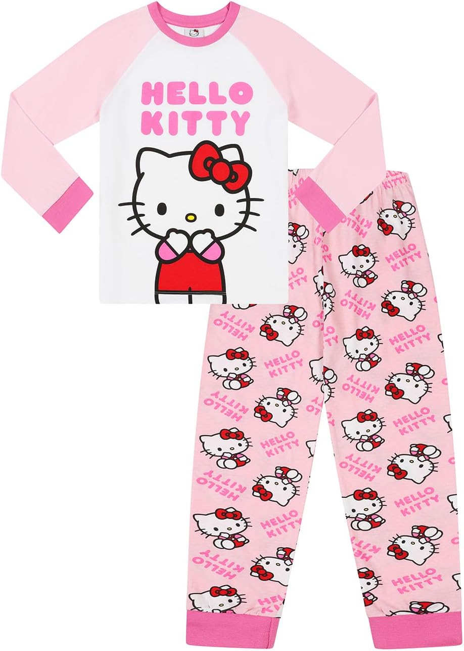 Hello KittyWomens Ladies Long Pyjama Set