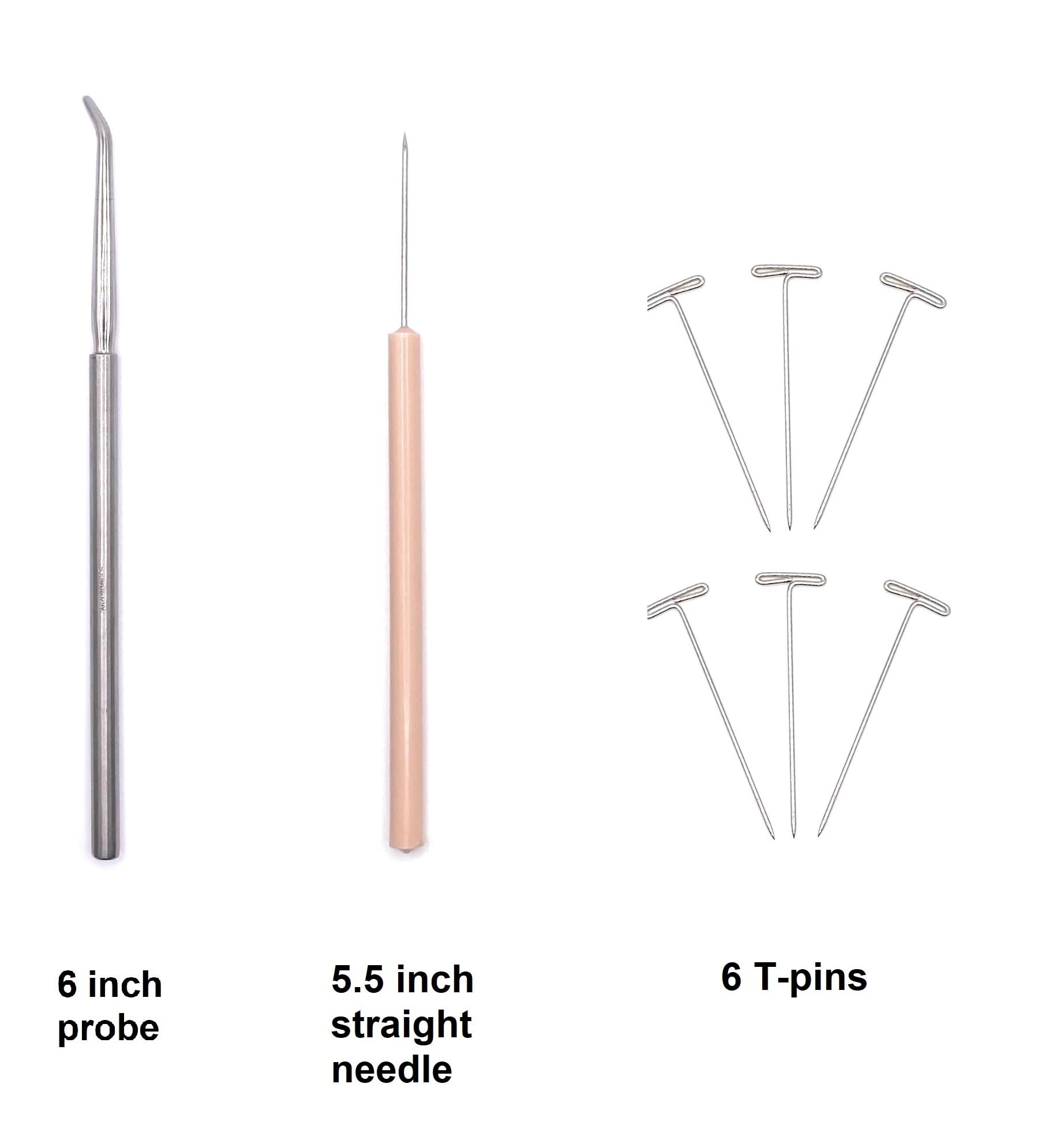 24 Piece Dissecting Kit Including Scissors, Forceps, Scalpel, Teasing Needle, and Probe in Leatherette Case for Anatomy Lab, Biology, Medical Students, and General Dissection