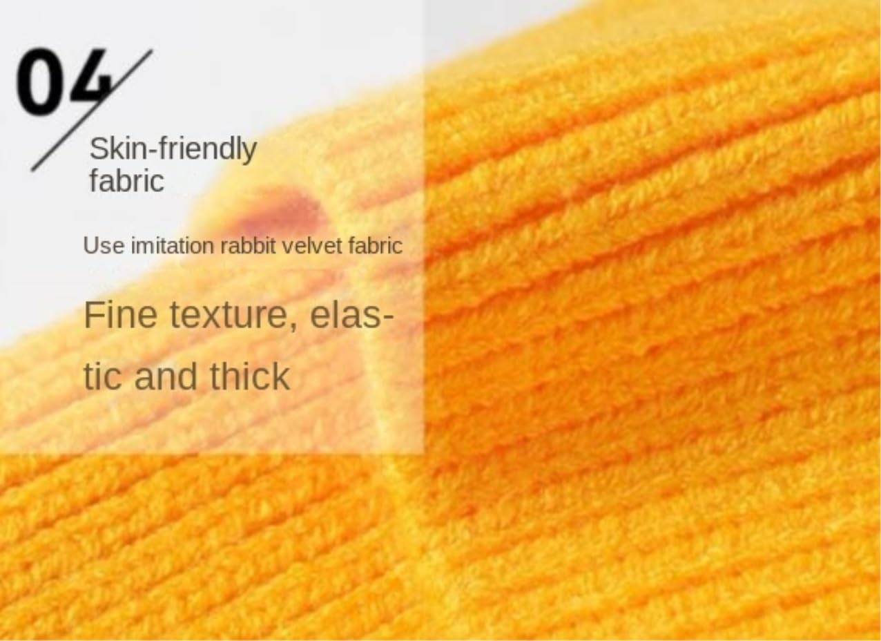 Wintermütze Für Kälte Wintermützen Für Herren Und Damen, Mit Fleece Gefüttert, Weich, Warm, Strickmütze, Skistrumpf, Bündchen Mütze Warme