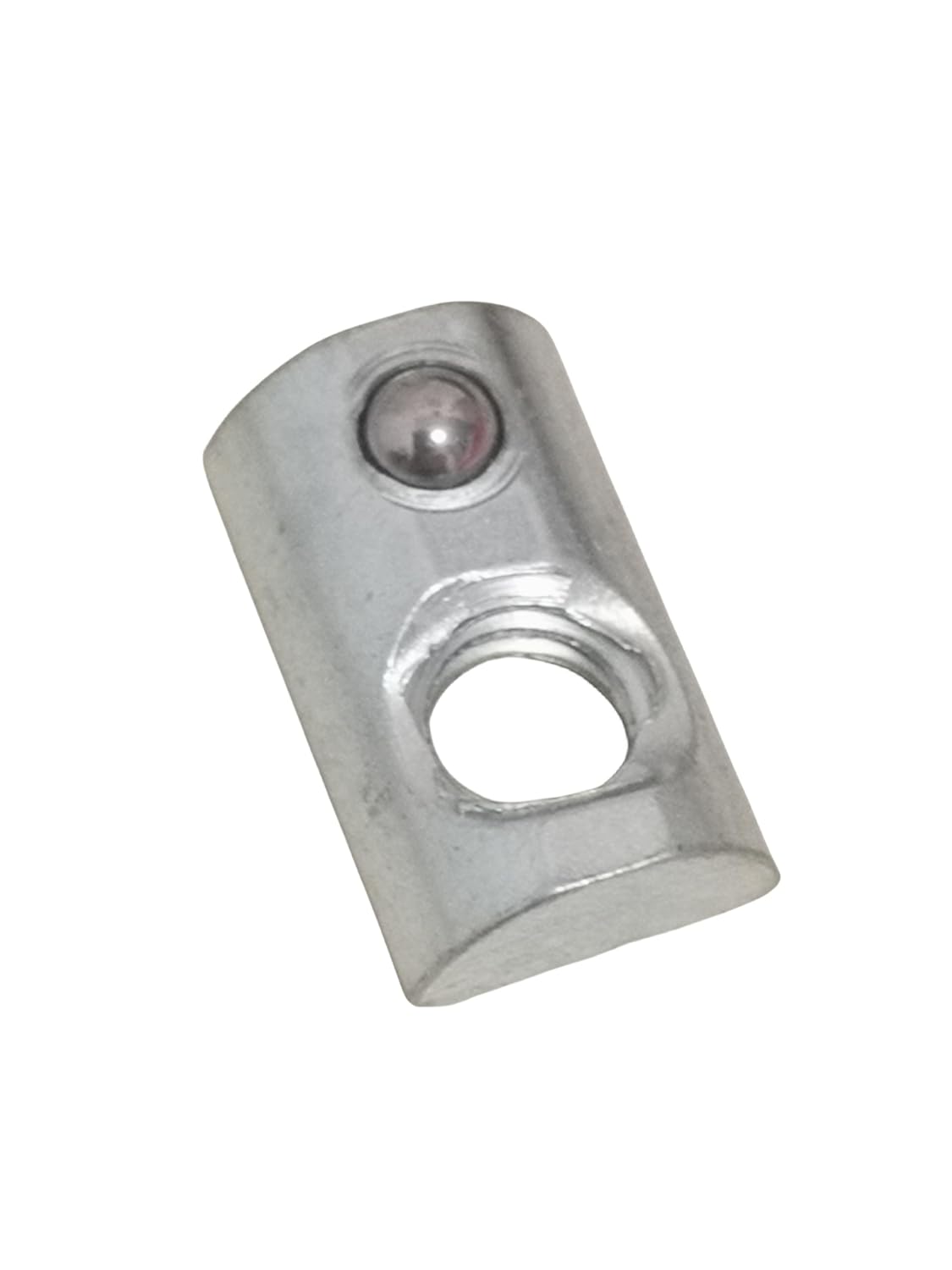 1/4-20 Steel Roll in T-nut with Ball Spring, Suitable for 1010 Series or 1.0 Inch Base Aluminum Extrusion Profile Rail (20 Packs)
