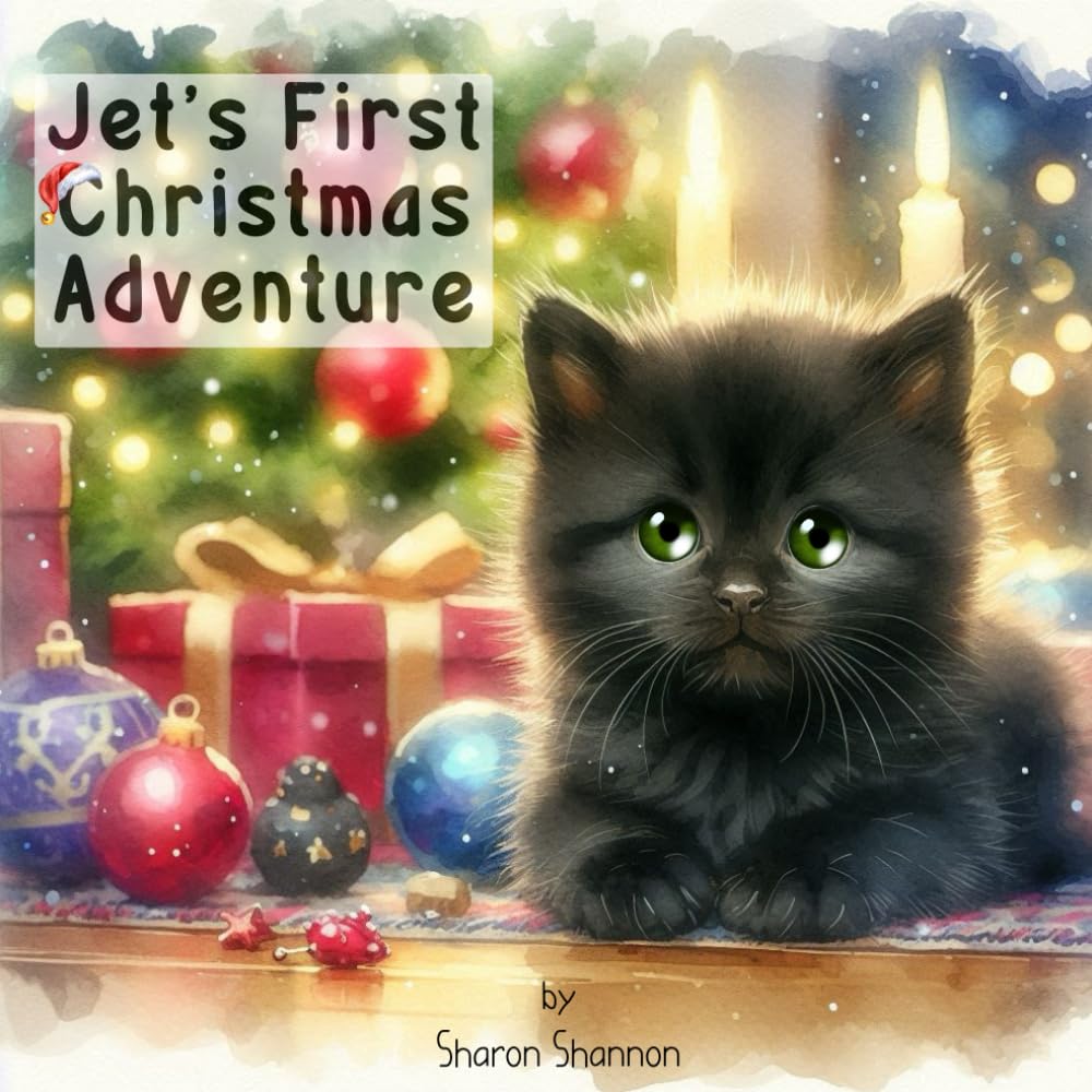 Jet's First Christmas Adventure: Charming Festive Story Book for Kids About a Cute Kitten and Cat!