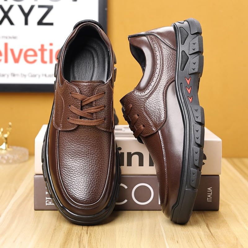 Mens Classic Formal Oxford Lace Up Wedding Pointed Toe Dress Shoes Men Casual Penny Shoes4