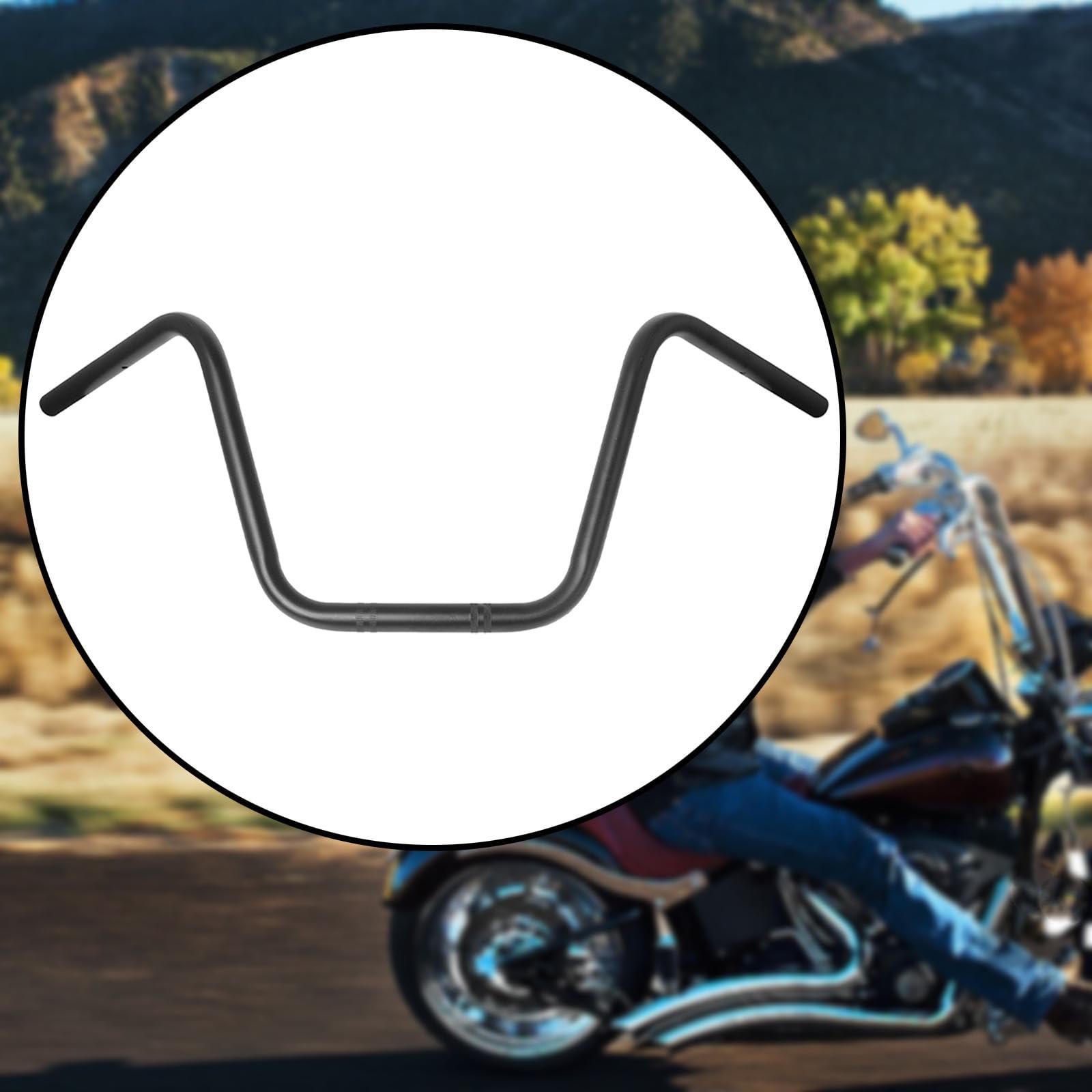 Amazon | バイク用 10インチエイプハンガーハンドルバー, 25mm