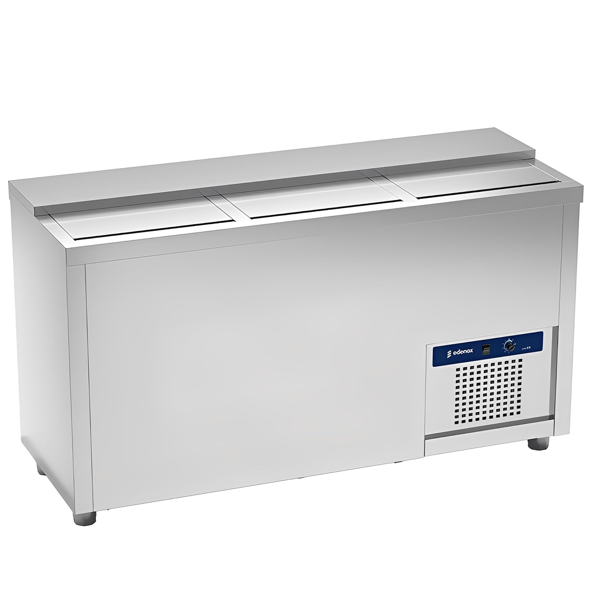 Portabottiglie refrigerato industriale INOX 1,5 m - Macchinari Bar Ospiteria