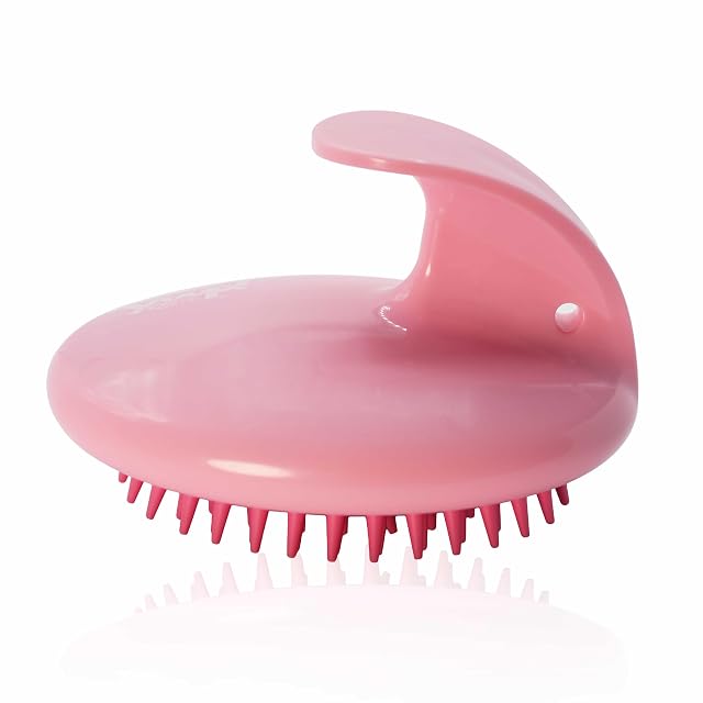 YUUP! - PINKMASSAGE Cepillo masajeador profesional de silicona, cepillo para perros medianos y grandes…