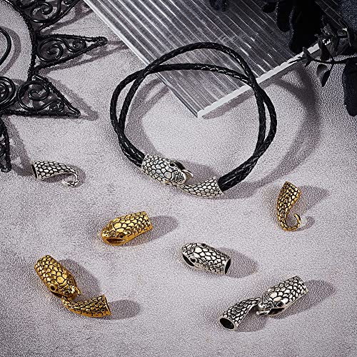 Fermoirs serpent NBEADS fermoir à bascule alliage tibétain pour création bijoux perles