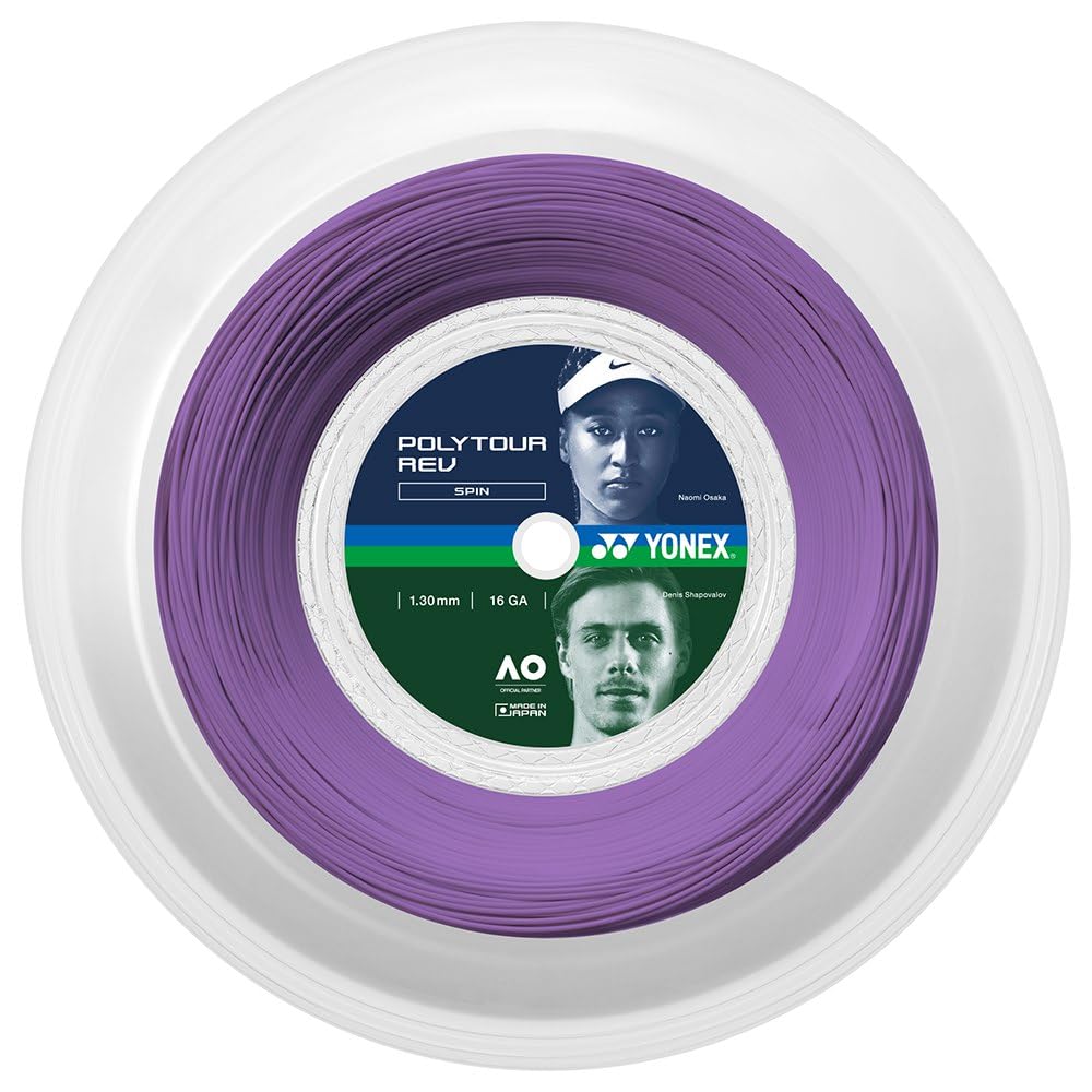 YONEX Poly Tour Rev Rotolo di Corde 200m Saitenstärke