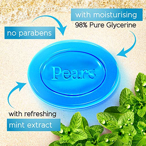 Image of Pears Soft & Fresh Bathing Bar With 98% Pure Glycerine, 125 g