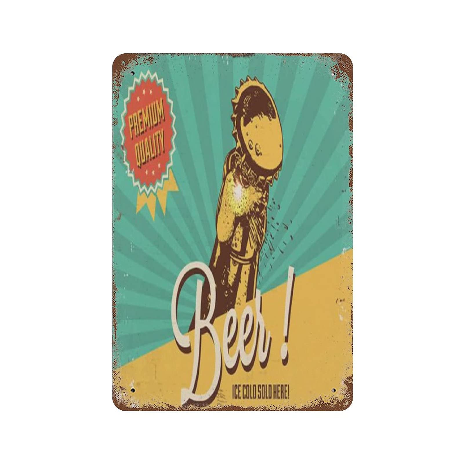 Farm Fresh Flowers Sunflower Vintage Great Aluminum Tin Sign Wall Decor Metal Plaque Poster 11.8"x15.7"