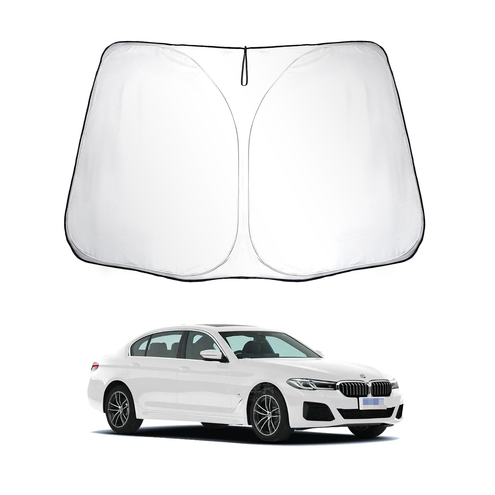 ZanLIn Parasole Parabrezza Auto, per BMW X3 G01 2019-2023 Protezione UV e Isolamento Termico Pieghevole Visiera Ombrello Parasole