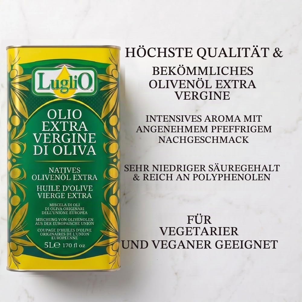 Olio Luglio - Extra Natives Olivenöl (5 Liter) | Speiseöl