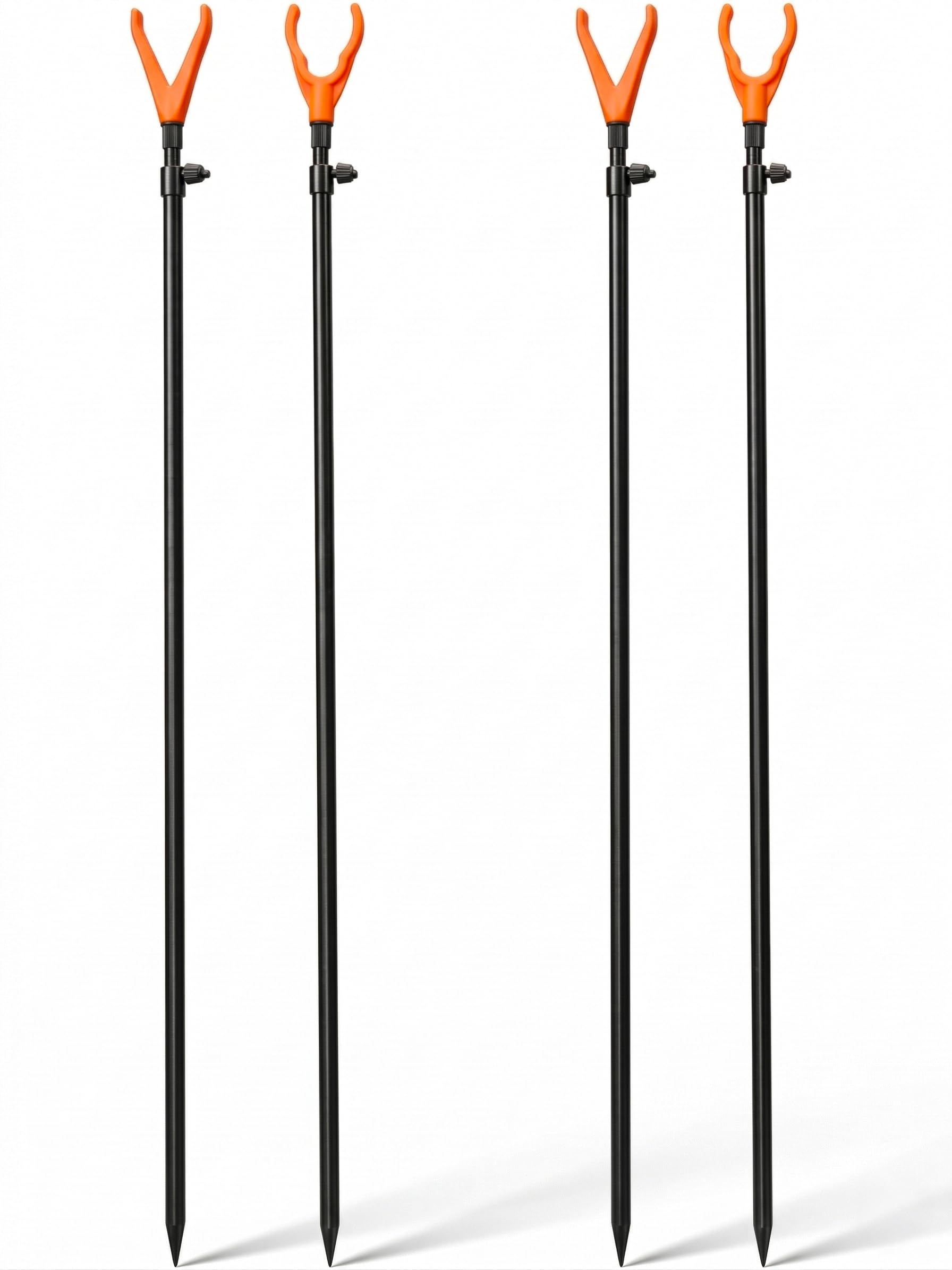 Paradox Fishing Rutenhalter 4/8 Stück I 70-110cm I Angel-Rutenhalter Angelhalter Rutenständer Rutenhalter Angeln Angelständer