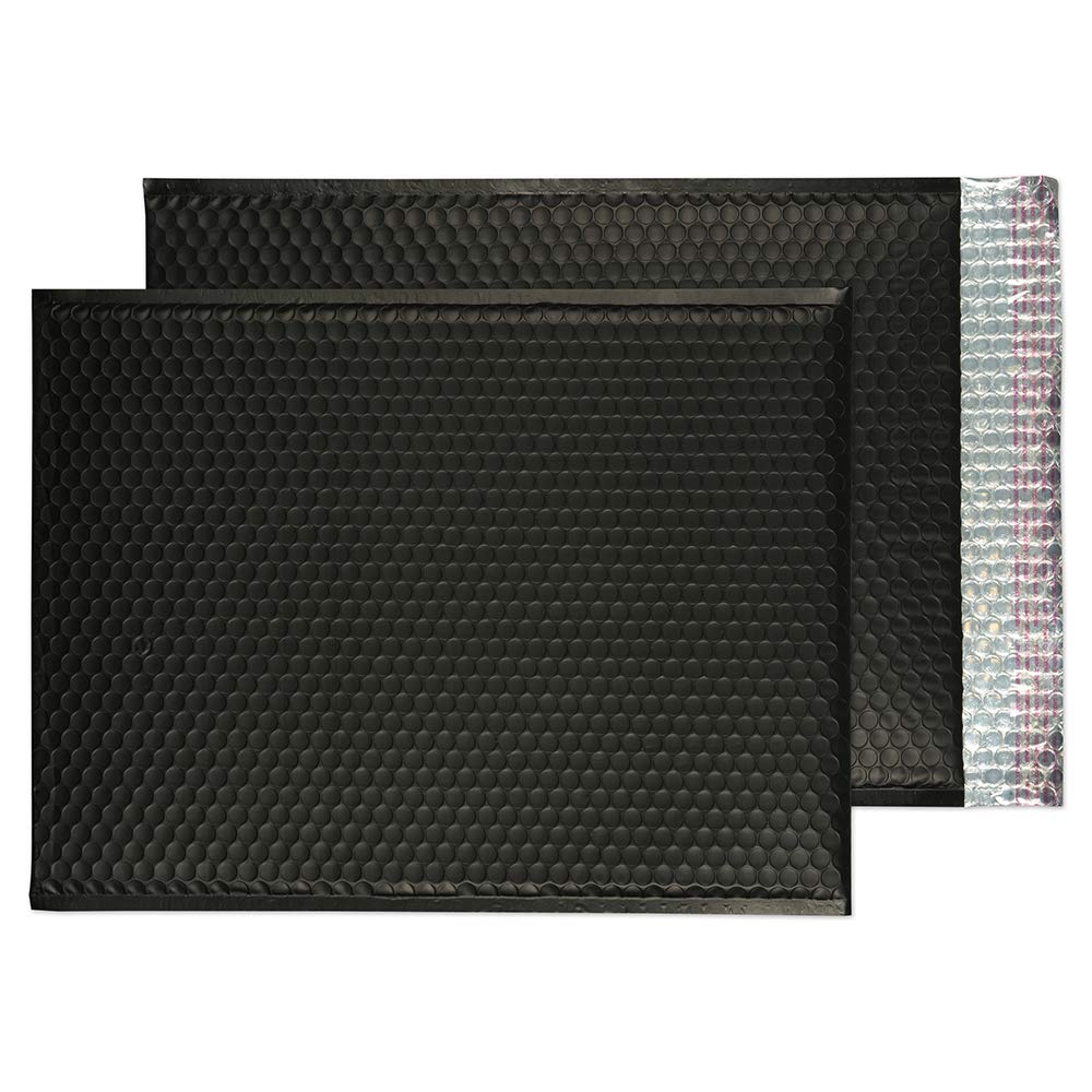 Blake Colour Packaging 450 X 324 Mm 70 Mu Metaliczna Bąbelkowa Koperta Odrywane I Zamykane Mtb450 Czarny Jet Pakiet 500