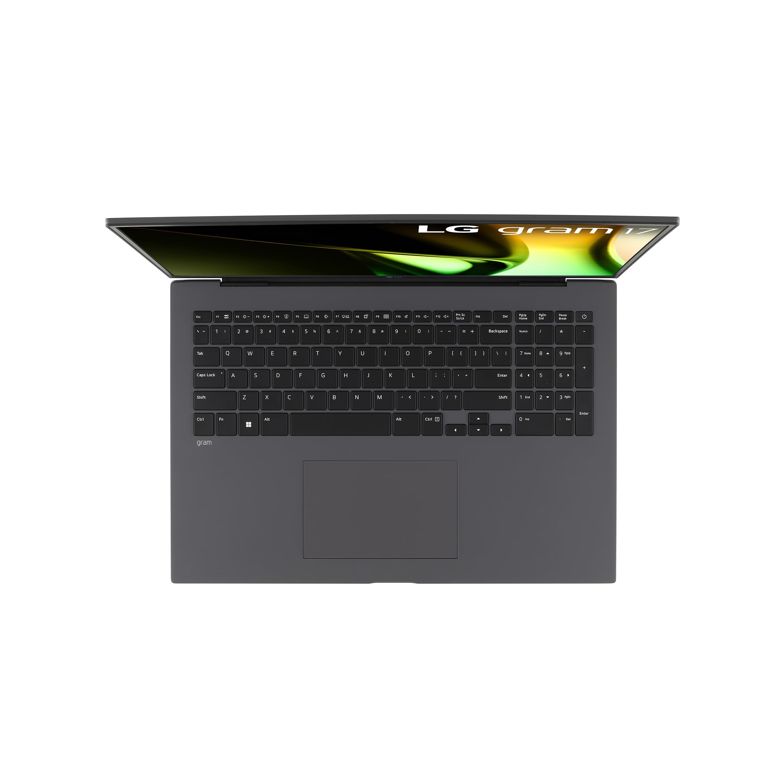 LG Gram 17 Zoll Laptop mit Intel Core Ultra 7, 32GB RAM, 2TB SSD, Windows 11, 16:10 IPS-Display, 17Z90S-G.AD7CG – Grau