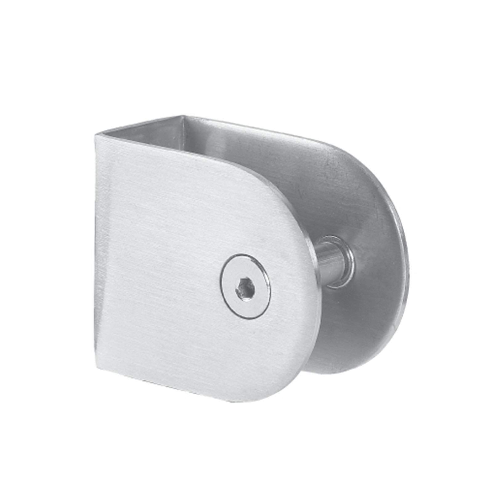Cubicle U Bracket for 20mm Cubicle Partition in Satin Stainless Steel Finish