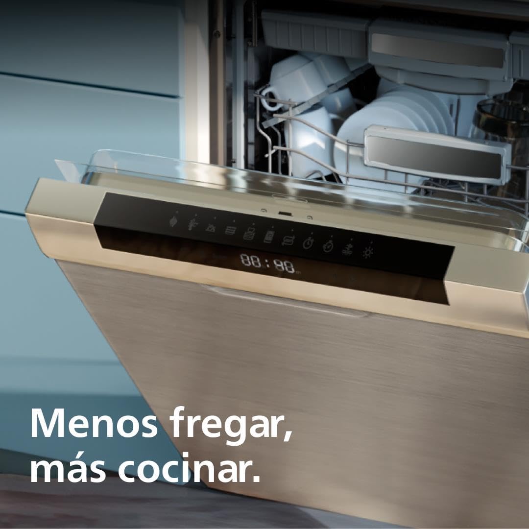 Philips Essential Airfryer XL - 6.2L, Freidora sin Aceite, Tec Rapid Air, Pantalla Táctil, NutriU App (HD9270/90)