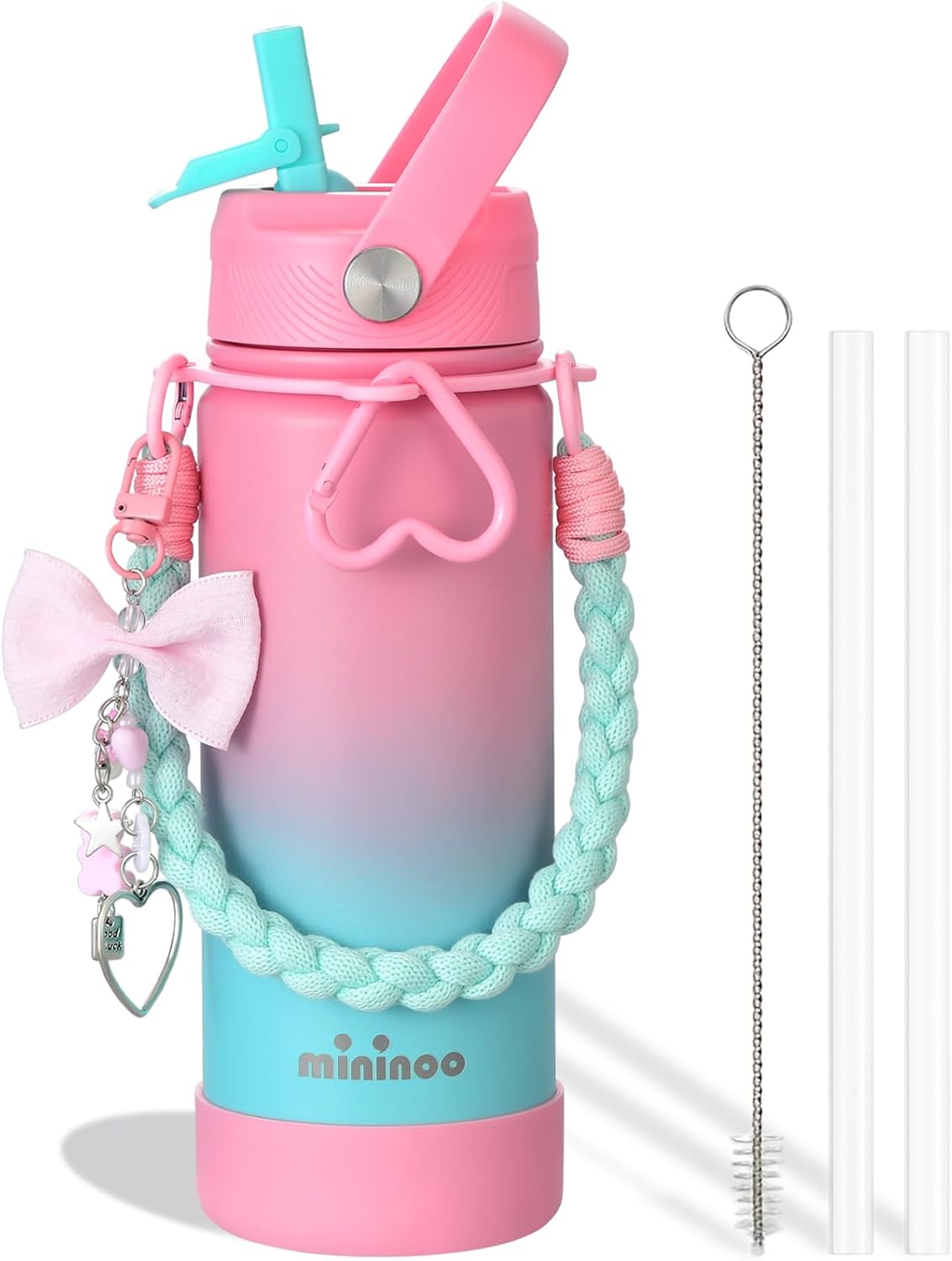 18oz Ceramic Lined Kids Water Bottle