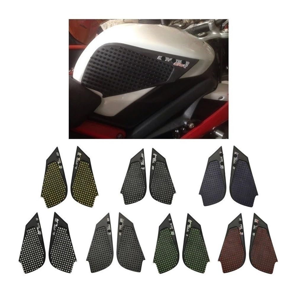 Protections réservoir Moto Kit De Protection Et Fixation pour Réservoir Moto (Autocollants Inclus) - Pièces Rechange pour 675 (2006-2013)