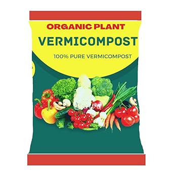 ORGANIC PLANT VERMICOMPOST for Plants 20 KG (Black, 10) - image, photos
