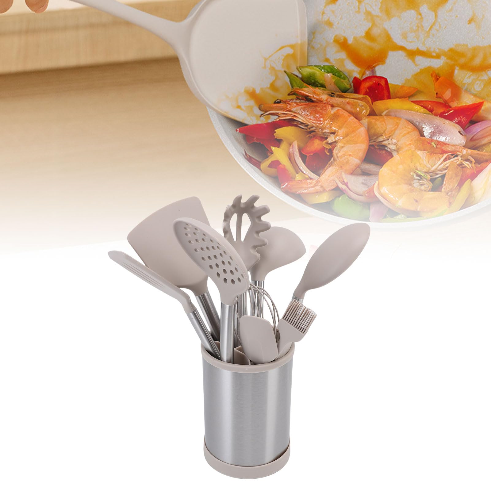 SUS - Set di utensili premium con impugnatura antiscivolo, facili da pulire, per gli appassionati di