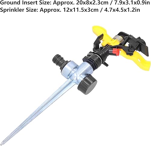 Miniatura 4 de Rociador de riego, aspersor de fácil instalación ajustable para jardín para césped y patio para la agricultura