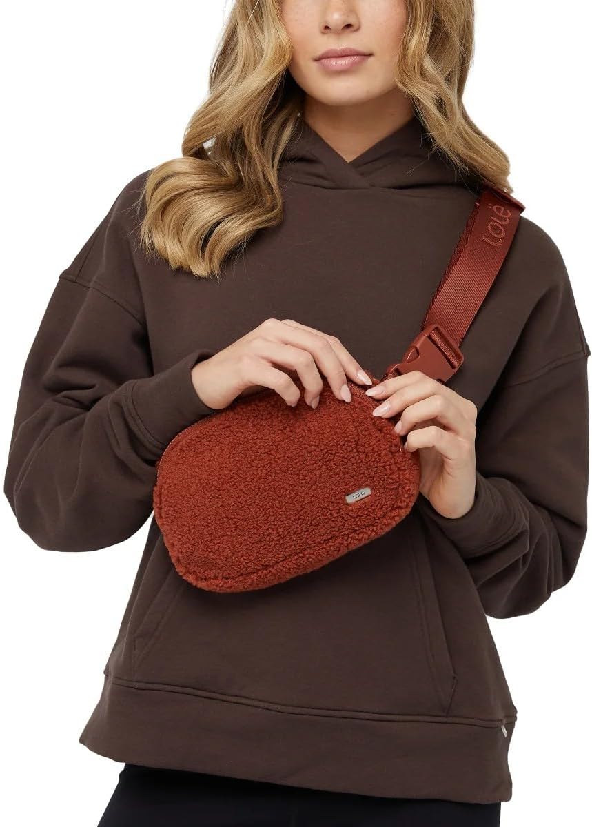 LOLË Convertible Belt Bag, Cross Body Design, Unisex, Copper - Image 6