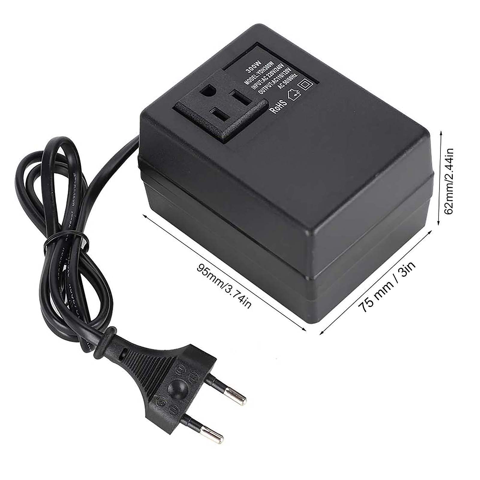 Trasformatore di Alimentazione 300 W Convertitore di Tensione Adattatore di Alimentazione Viaggio Trasformatore di Tensione Convertitore di Potenza CA 220 V a 110