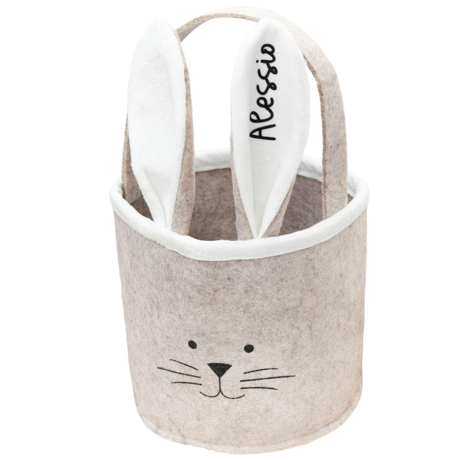 Sprinkle & Style Personalisiertes Osternest – Individuelles Osterkörbchen mit Namen – Handgefertigt, langlebig & ideal für Ostereier, Süßigkeiten & kleine Geschenke