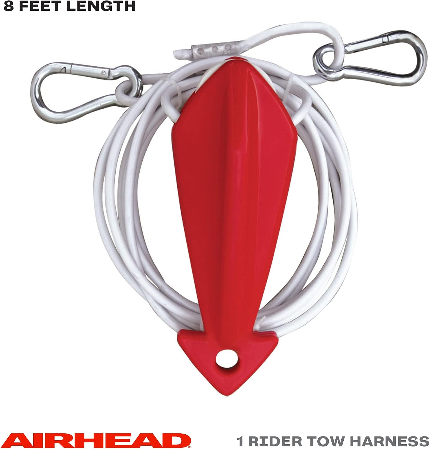AIRHEAD Tow Demon Harness with Steel Cable for 1 Rider Towable Tubes, Water Skis, Wakeboards and Kneeboards, Multiple
