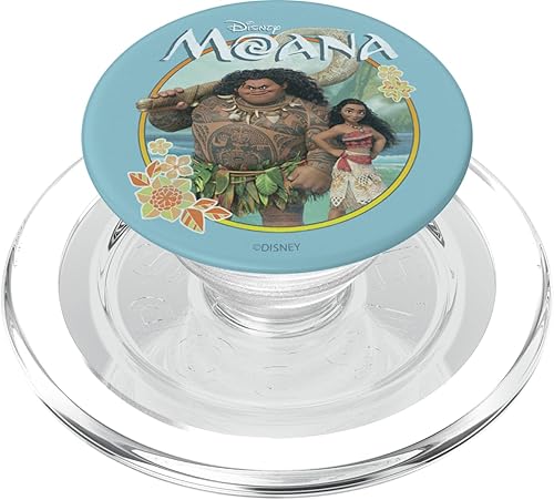 Miniatura 7 de Disney Moana Maui And Moana Circle Portrait PopSockets PopGrip agarre intercambiable para teléfonos y tabletas