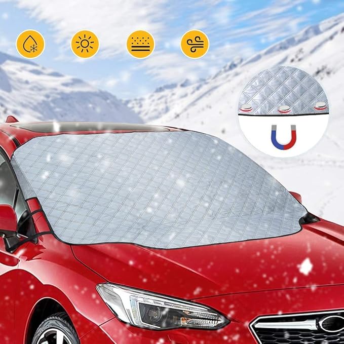 rabbitgoo Car Sunshades for Windshield for Maximum UV and