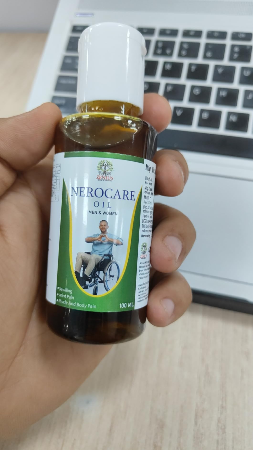 Buy Zenius Paralysis Massage oil for Paralysis for Recovery pack of 1